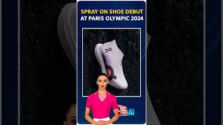 SprayOn Marathon Shoe Launch At Paris Olympics 2024 shorts shoes parisolympics2024 lightspray [upl. by Amlet]