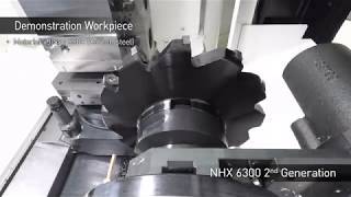 NHX 6300 2nd Generation デモワーク 2Demonstration workpiece 2 [upl. by Lyrahs689]