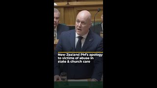 New Zealand PM apologises to victims of abuse in state and church care  AJ shorts [upl. by Randall834]