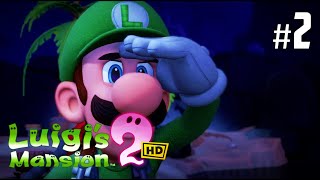 Luigis Mansion 2 HD  Directo 2  Español  Mansiones 2 y 3  Nintendo Switch [upl. by Skylar]