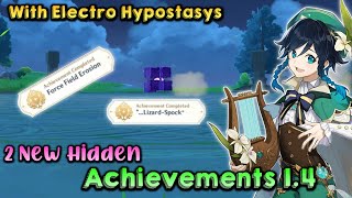 2 New Hidden Achievements Patch 14 with Electro Hypostasis  Genshin Impact [upl. by Ahtabat]