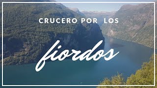 Fiordos Noruegos 4k Crucero por Fiordo Geiranger [upl. by Vivienne]