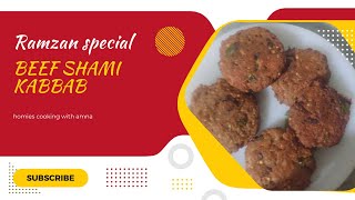 Beef Shami Kabab Recipe  Ramzan Special Recipe  Homies Cooking With Amna [upl. by Leterg]