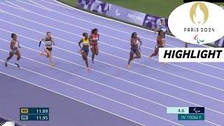 Para Athletics Womens 100m T47 Final Highlights 2024  Rodriguez Bag Win Gold today [upl. by Sousa73]