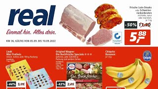 🛒 Real Katalog Prospekt 5 bis 10 September 2022  Neuigkeiten Angebote Deutschland 🇩🇪 [upl. by Weinhardt]