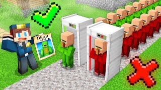 JJ Use XRAY to Find Mikey’s Killer in Minecraft Maizen [upl. by Alegnaed]