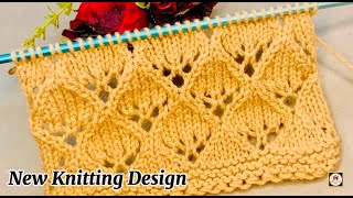 Knitting Stitch Pattern For Cardigan SweaterScarf amp All Projects knittingtutorials [upl. by Boulanger]