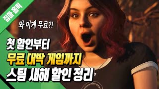 2024년 첫 할인부터 무료 대박 게임까지 스팀 새해 첫 세일 추천 게임 [upl. by Noiraa]