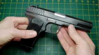 LaZouche Custom airsoft SRC Tokarev TT33 pistol review [upl. by Alamac387]