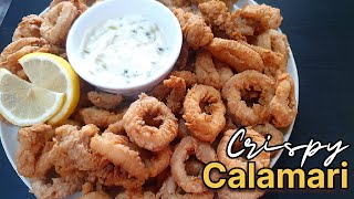 Easy Calamari Recipe with Tartar Sauce [upl. by Bugbee]