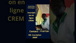 Inscription en ligne Concours CREM [upl. by Lathan694]