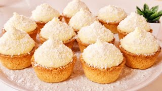 Raffaello Tartlets  Tart Recipe  Coconut Tartlets [upl. by Hershel]