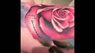 DETAILED TATTOO HEALING PROCESS VIDEO  WEEK 1 [upl. by Illom]