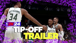 NBA TipOff Trailer  NBA 2K24 [upl. by Kcyred715]