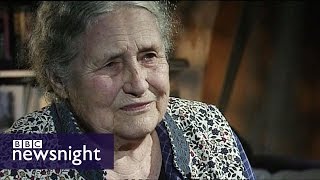 Doris Lessing wins Nobel Prize for Literature 2007  Newsnight archives [upl. by Siravaj]