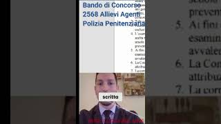 🚨Concorso Polizia Penitenziaria 2024 [upl. by Leelah]