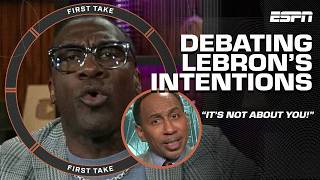 Shannon Sharpe CALLS OUT Stephen A 🗣️ LeBrons not TALKING ABOUT YOU doubting Deion  First Take [upl. by Zetnom]