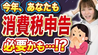 【超重要】あなたも消費税の申告必要じゃない？知らなかったでは済まされない！ [upl. by Nylarat804]