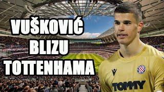 LUKA VUŠKOVIĆ blizu transfera u Tottenham [upl. by Aierdna734]