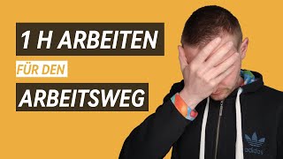 1 Stunde arbeiten um 8 Stunden arbeiten zu können 😨 Fahrgemeinschaft vs Auto [upl. by Dowd]