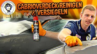 DIY Cabrioverdeck reinigen amp versiegeln  DrWack  AUTOLACKAFFEN [upl. by Gothard]