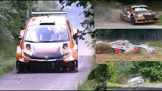 Rally Příbram 277 2024  Crash skok action and mistakes [upl. by Licha]