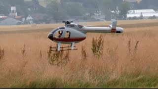 Rare MD520N RC Helicopter with AirStream Tailrotor and 5 Blade Mainrotor [upl. by Haze]