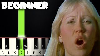 Chiquitita  ABBA  BEGINNER PIANO TUTORIAL  SHEET MUSIC by Betacustic [upl. by Toscano]