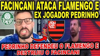 FACINCANI ATACA FLAMENGO MAS É DESTRUÍDO POR EX JOGADOR PEDRINHO QUE DEFENDEU O FLAMENGO [upl. by Auqeenahs55]