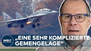 KAMPFJETS FÜR DIE UKRAINE Braucht Polen erst eine Liefergenehmigung aus Deutschland [upl. by Macfarlane662]