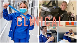 A DAY IN THE LIFE OF A NURSING STUDENT  CLINICAL EDITION [upl. by Ahsahtan344]