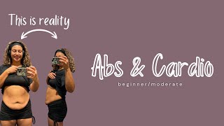 Abs amp Cardio Workout  Beginner  Moderate GYM ROUTINE [upl. by Wolfort82]