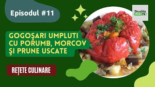 Gogosari umpluti cu porumb morcov si prune uscate  Retete culinare moldovenesti [upl. by Pinelli497]