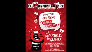 Le Grenier du Rire DinerSpectacle Paris 2025 [upl. by Ahsetal]