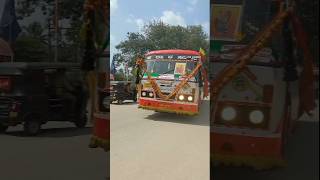 KSRTC mass entry🤙💥viralvideoilovemyksrtc1millionviewsautomobile8millionviewsksrtckarnataka [upl. by Nide]