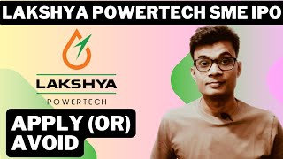 Lakshya powertech ipo review [upl. by Hallett]