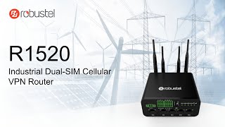 R1520  Industrial DualSIM Cellular VPN Router  Robustel [upl. by Annoit]