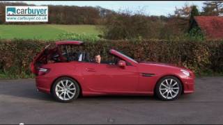 Mercedes SLK review  CarBuyer [upl. by Oemac]