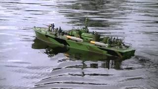 Elco 80 PT 596 Torpedo Boat Italeri Full RC Scale 135 [upl. by Barbee]