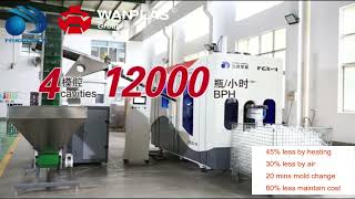 PET Water Bottle Blow Molding Machine [upl. by Eckel]