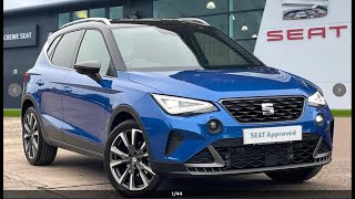 Approved Used SEAT Arona 10 TSI FR Limited Edition Euro 6 ss 5dr  Crewe SEAT amp CUPRA [upl. by Lundin657]