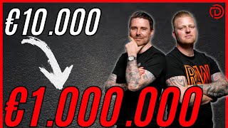 van €10000 naar €1000000  IEDEREEN kan MILJONAIR worden [upl. by Rockey]