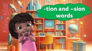 English Spelling Words ending with tion and sion [upl. by Ulita]