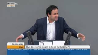 Bundestag Debatte über Bundeswehreinsatz in Mali MINUSMA am 26012017 [upl. by Anelram13]