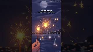 Art tutorial  How to draw fireworks arttutorial ibispaintx digitalillustration [upl. by Lane]