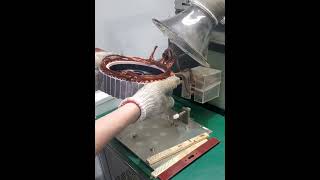 How to use Induction Heater Induction Heating Machine to Heat Stator Rotor Motor Copper Wire [upl. by Urina]