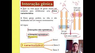 Pleiotropia e Interação [upl. by Ifill795]