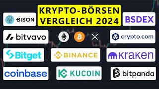 KryptoBörsen Vergleich 2024 ✅ Platz 2 ist die BESTE Kryptobörse [upl. by Afira]