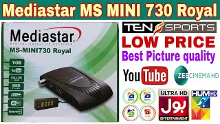 Mediastar MS MINI 730 Royal Receiver Unboxing [upl. by Pickford551]