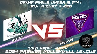 2024 Junior PVL U15 Div 1 Gold Medal Match Elites vs Wolves [upl. by Lirpa]